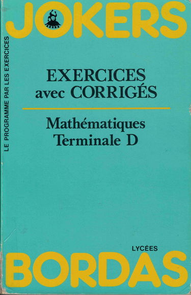 Mathématiques : terminales D