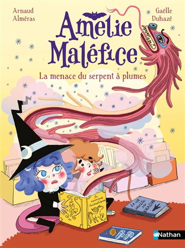 Couverture de Amélie Maléfice. La menace du serpent à plumes