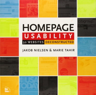 Couverture de Homepage Usability. 50 Websites Deconstructed