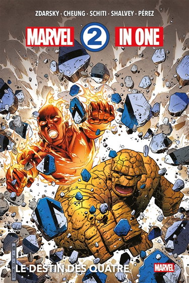Couverture de Marvel 2 in one. Vol. 1. Le destin des quatre
