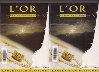 Couverture de l'or (en gros caractères)tomes 1 & 2 par Blaise Cendrars