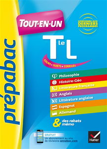 Tout-en-un terminale L : cours, sujets, corrigés : conforme aux derniers programmes