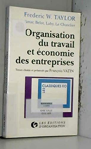 Organisation du travail et économie des entreprises