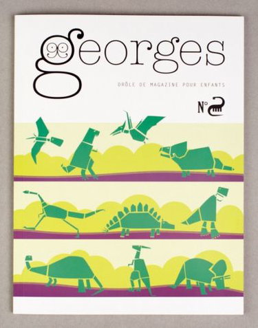 Couverture de Georges : drôle de magazine pour enfants, n° 12. Dinosaure par Collectif