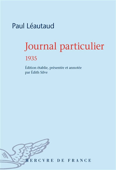 Journal particulier. 1935