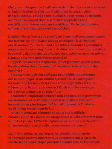 Prévenir pour construire : responsabilités et assurances dans le bâtiment