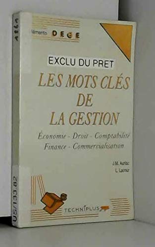 Les mots clés de la gestion