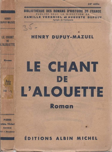Le chant de l'alouette