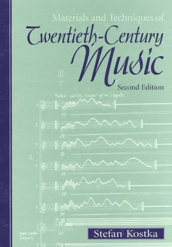 Couverture de Materials and Techniques of Twentieth-Century Music
