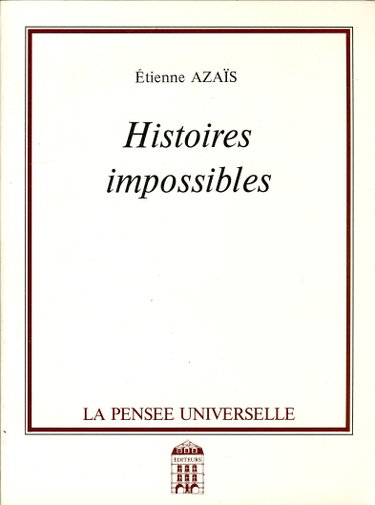 Couverture de HISTOIRES IMPOSSIBLES