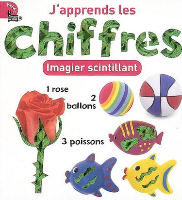 J'apprends les chiffres : imagier scintillant