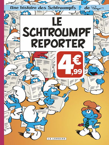Les Schtroumpfs Lombard - Tome 22 - Le Schtroumpf reporter