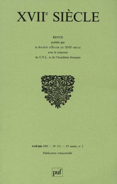 Dix-septième siècle, n° 211