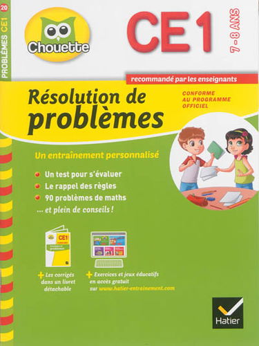 Résolution de problèmes CE1, 7-8 ans