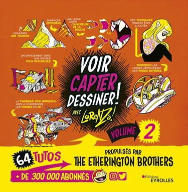 Couverture de Voir, capter, dessiner !. Vol. 2. 64 tutos