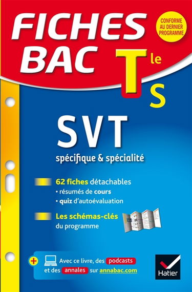 SVT spécifique & spécialité, terminale S