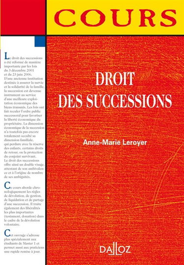 Droit des successions