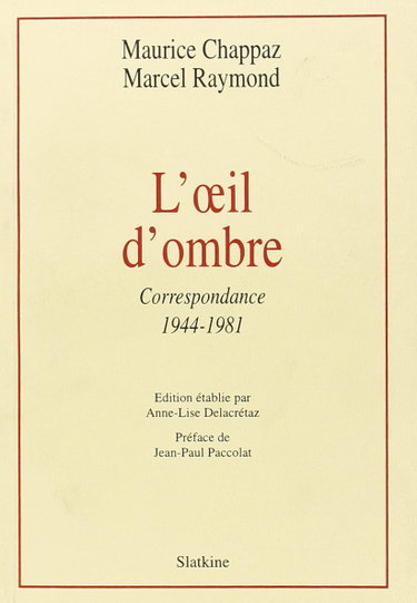 Couverture de L'Oeil d'ombre