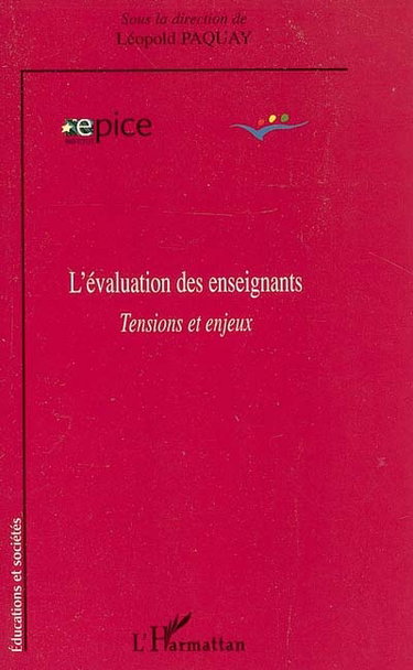 Couverture de L'évaluation des enseignants : tensions et enjeux