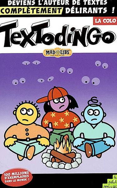 Couverture de Une colo vraiment dingo : deviens l'auteur de textes complétement délirants !