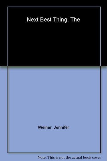 Couverture de The Next Best Thing par Jennifer Weiner
