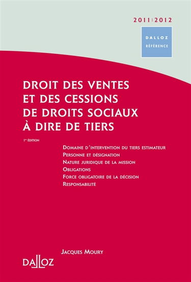 Droit des ventes et des cessions de droits sociaux à dire de tiers