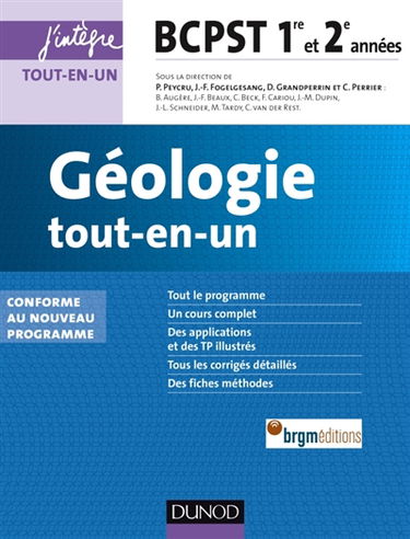 Géologie tout-en-un : BCPST 1re et 2e années