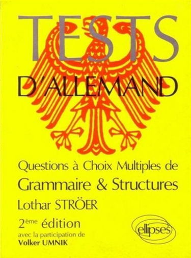 Tests d'allemand : questions à choix multiples de grammaire & structures