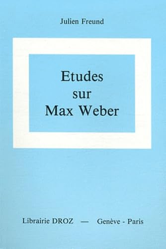Études sur Max Weber