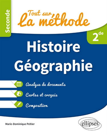 Tout sur la méthode en histoire géographie, seconde : analyse de documents, cartes et croquis, composition