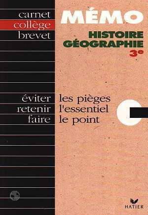 HISTOIRE GEOGRAPHIE 3e