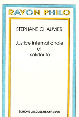 Justice internationale et solidarité