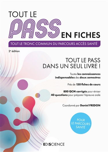 Tout le Pass en fiches : tout le tronc commun du parcours accès santé