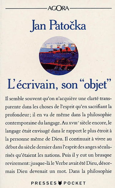 L'écrivain, son objet