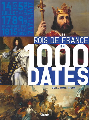 Couverture de Les rois de France en 1.000 dates