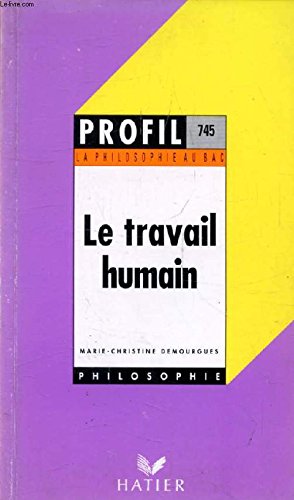 Couverture de Le travail humain