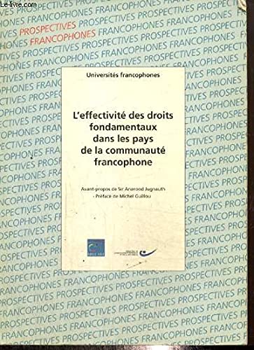 L'Effectivite Des Droits Fondamentaux Dals Les ...