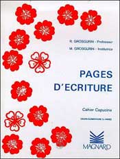 Pages d'écriture : cahier capucine, cours élémentaire 2e année