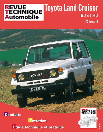 Couverture de Revue technique automobile, n° 019.2. Toyota Land Cruiser BJ-HJ diesel (74/88)
