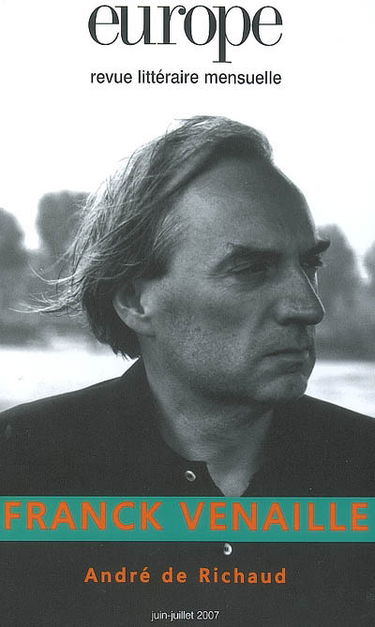 Europe, n° 938-939. Franck Venaille