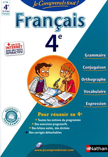 Je comprends tout ! français 4e