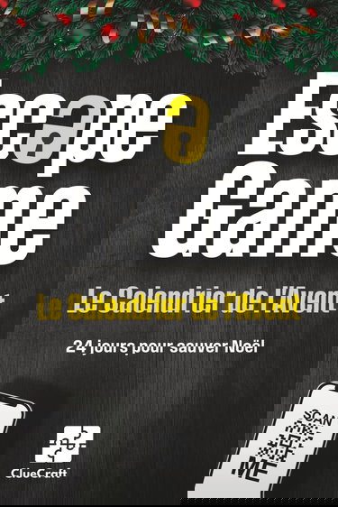 Le Calendrier de l'Avent Escape Game: Une affaire criminelle de l'Avent à résoudre - 24 jours pour sauver Noël - Le livre de l'Avent pour adultes avec des puzzles et des énigmes