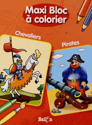 MAXI BLOC A COLORIER PIRATES / CHEVALIERS