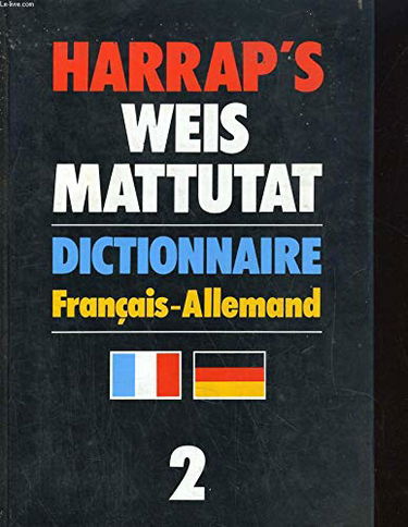 Harrap weis mattutat t 2 franc.allem. 092193