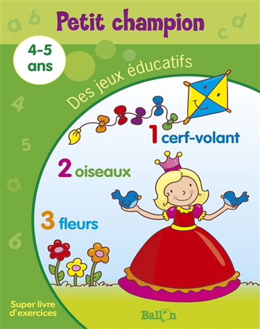 Couverture de Des jeux éducatifs, 4-5 ans par Ballon