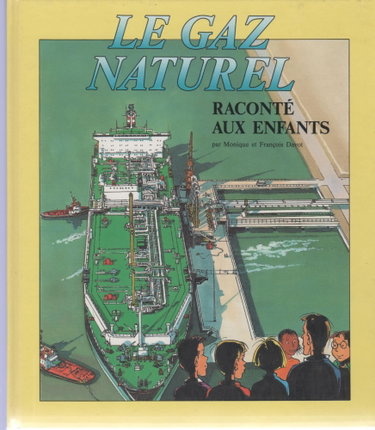 Couverture de Le gaz naturel raconté aux enfants - François Davot / Livre BE - MD05