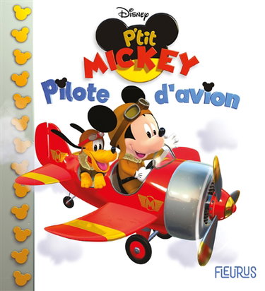 Couverture de P'tit Mickey pilote d'avion