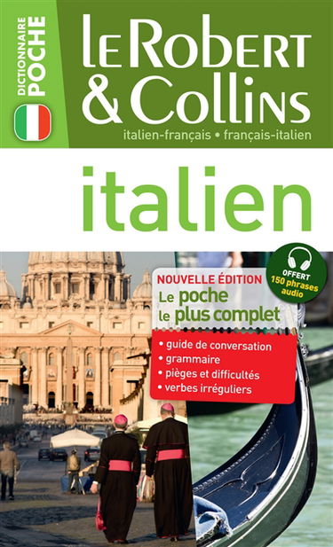 Le Robert & Collins dictionnaire poche : français-italien, italien-français