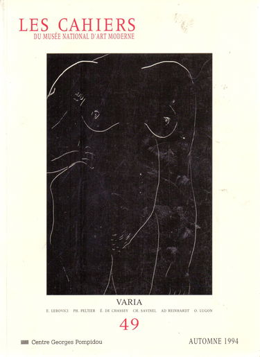 Cahiers du musee national d'art moderne n 49 (1994)