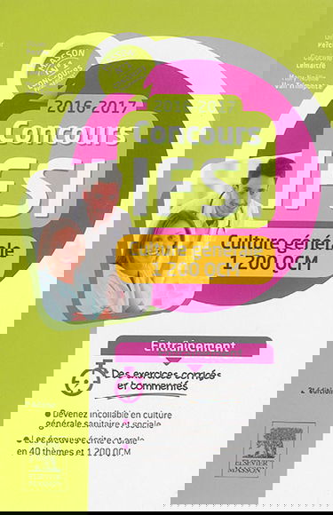 Concours IFSI 2016-2017 : culture générale, 1.200 QCM : entraînement